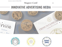 Tablet Screenshot of magnetcork.com